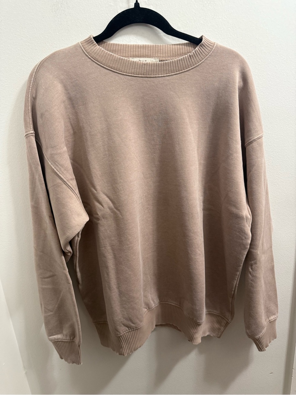OTW-4500Y Zenana Ash Mocha Fleece Acid Enzyme Washed Round Neck Sweatshirt